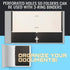 Better Office Products Two Pocket Portfolio Folders - 50-Pack, Black, Letter Size Paper Folders