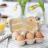 LyingMonkey 300 3.3 4 inches pcs Farm Fresh Eggs Handling Instructions Cards, x Custom Egg Carton Stamps Stickers Cheap