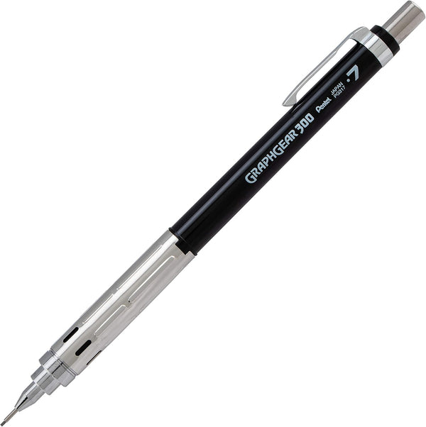 Pentel GraphGear 300 Mechanical Pencil, Box of 12, 0.7mm, Black