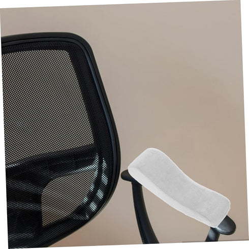 Elbow Angoily Office Chair Arm Pillow Memory Foam Pillow Wheelchair Armrest Support Gray
