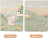 Cute Cartoon PU Leather Notebook, Kawaii A5 Journal Sketchbook Notepad for Travel