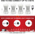 100FT 300 8 LED Christmas Lights Plug in,Outdoor Indoor Waterproof Fairy Lights with Timer and Modes, Connectable
