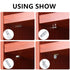 JIMROLA 120Pcs Kit,4 Closet Cabinet5mm (1/4 inch) Shelf Pins Styles Nickel Plated Shelf Support Pegs,Plated Shelf Pins