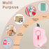 Muclip Set 6 Pack Envelopes,Package,Mail,DIY,Paper (6 Cloud Shaped Retractable Box Cutter - with Key Rings,Stainless