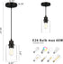 EANLOLY E26 Lighting,1Pack Pendant Lights Kitchen Island, Socket Adjustable Cord for Dining Room,Bedroom,Living