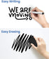 Magnetic White Board Kit for Wall, 24" x 18", Includes 1 Dry Eraser, 2 Multicolor Markers, 4 Magnetic Pins, Aluminum