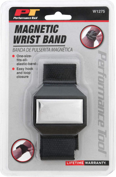 Performance Tool W1275 Magnetic Wrist Band, One Size - Keep Your Tools Secure and Within Reach with This Convenient