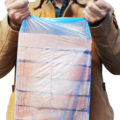 KELINFONG 5 240 Gallon Pcs Small Trash Bags, Strong Thick Drawstring Unscented Bathroom Garbage Bags,Trash Can