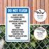 10x7 Inches, 55 Do Not Flush Baby Wipes Cleaning Wipes Condoms Disposable Diapers Facial Wipes Grease Hair Sign, mil