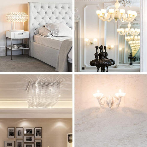 G9 Bulb 12V/24V/120V/220V 20W-60W Dimmable (10-Pack) 220V 40W Halogen Warm White Light for Chandeliers Wall Pendant