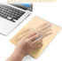 TERRATUTOR Aluminum Mouse Pad with Non-Slip Rubber Base, Micro Sand Blasting Alloy Surface, Golden