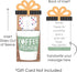 Set 8 Big Dot of Happiness But First, Coffee - Cafe Themed Party Money and Gift Card Sleeves - Nifty Gifty Card Holders