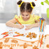 W1cwey 122pcs Autumn-Theme Beadable Ballpoint Pen Set, 12pcs Plastic Beadable Pens, Fall Wood Beads Gift for Kids