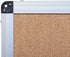 VIZ-PRO Cork Notice Board, 24 X 18 Inches, Silver Aluminium Frame