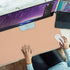 90cm 45cm KALLORY Dual-Sided Desk Pad X Non-Slip Pu Leather and Cork Desk Protector Writing Mat Large Blotter