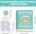 Patelai 23 Pcs Reading Classroom Decorations Reading Bulletin Board Set Reading Poster for Teachers Classroom Reading Banner and Poster Reading Wall Decor for Preschool Elementary Library (Macaron) by Patelai