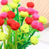 Flower Pens, Rose Shaped Ballpoint Pen, Liquid Black 0.5mm Gel Ink for Kids, Women, Home Office Supplies