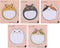 Cobee Cute Cat Sticky Notes, 5 Pack Kawaii Animal Self-Stick Notes, Cartoon Cat Memo Pads, Cute Shapes for Students