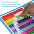 Aurevita Magnetic Fraction Educational Puzzle with Fraction Tiles & Circles, Math Manipulatives Montessori Learning