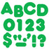 Trend Green Casual Uppercase Ready Letters, 4-Inch, Bulletin Board Decor, 75 Pieces