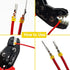 Ratcheting Wire Crimper Tool for Open Barrel Terminal Connectors, Crimping Tool, Electrical Crimping Pliers 20-14 AWG