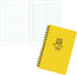 Rite in the Rain All-Weather Side-Spiral Notebook, Yellow Cover, 4 5/8" x 7", Field Pattern (No. 353N)