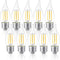 KINUR E26 C35 2700K Decorative Candle Light Ceiling Fan Bulb Candelabra led