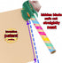PERFYCUT Wrapping Paper Roll Cutter Tool with 3 Pcs Replaceable Blades, Gift Wrap Cutter for Christmas and Birthday