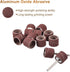 uxcell 100 Pcs 1/2 Inch Sanding Sleeves Sandpaper Set | 320 Grit with 2 Pcs 1/8 Inch Drum Mandrels