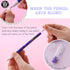 BAZIC Multi Point Pencil Paisley with Latex Free Eraser, Non-Sharpening Multipoint Pencils Smooth Write