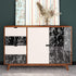 Livelynine Peel and Stick Countertop Contact Paper, Waterproof Black Marble Wallpaper for Furniture and Cabinet Covers