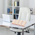 Hoteam Acrylic Business Card Holder: 16 Slot 4 Tier Large Business Card Organizer, Clear Plastic Stand for Home