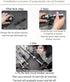 37315 Pneumatic Bolt Breaker, 3/8" & 37316 1/2", for Removing Stubborn Fasteners, Torx Bolts, Nuts