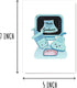 MHSDesigns Cute Thanks Card - Ultrasonographer Lovely Card - Imaging Technologist Card - Medical Thanks Card - Thanks