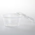 Golden Apple Clear Plastic Jello Shot Souffle Cups, 3.25oz, 100sets with Lids