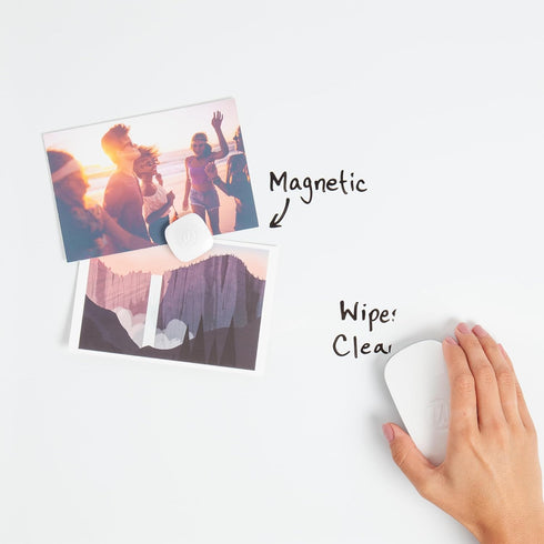 U Brands Contempo Bundle, 11”x14” Magnetic Dry Erase Board, White Modern Frame, includes 4 Boards, 4 Markers, 4 Magnets