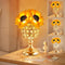Sunflower Table Lamps for Women-Sunflower Flower Touch Lamp with 3-Color Infinitely Dimming,10+