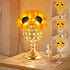 Sunflower Table Lamps for Women-Sunflower Flower Touch Lamp with 3-Color Infinitely Dimming,10+