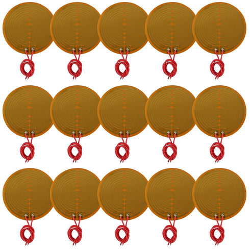 15pcs 70mmx70mm Film Heater Plate Adhesive Pad, 12V 13W Polyimide Heater Plate for Strip Heater
