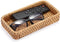 BTSKY Small Remote Basket for Coffee Table Entryway Living Room Rattan Serving