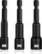 BOEN 3 Piece 1/4 inch Magnetic Nut Driver Set, Quick-Change Hex Shank SAE Nut Driver, Cr-V Steel