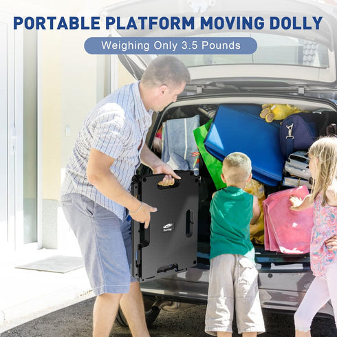 4 440 Lbs 1 Pack, Ronlap Furniture Moving Dolly Wheels Heavy Duty Small Flat Dolly Cart with Wheels Interlocking