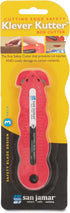 San Jamar Klever Kutter Safety Box Cutter Knife KK401YL, Yellow