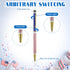 4th 1.0 mm Favors(50 Colarr American Flag Stylus Ballpoint Pen of July Pens USA Patriotic Themed Black Ink Gel Ink