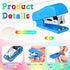 Mini Stapler with Staples, Portable Small Hand Held Stapler, Multicolor Kids Stapler Set for Office School (30 Pieces)