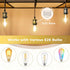 E26 600 4 Packs DiCUNO Vintage Lamp Socket, Edison Pendant Light Socket Replacement, Antique Retro Hanging Lamp Holder