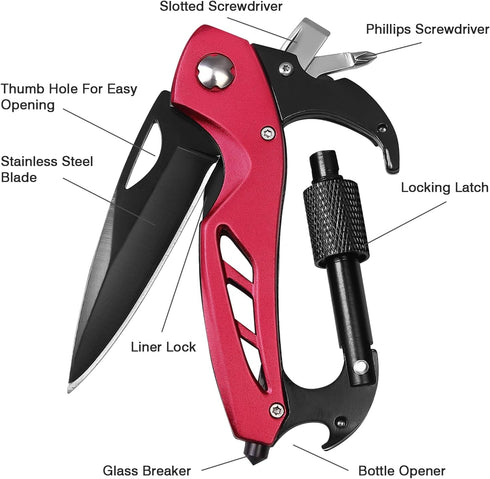 Multitool Knife - Red