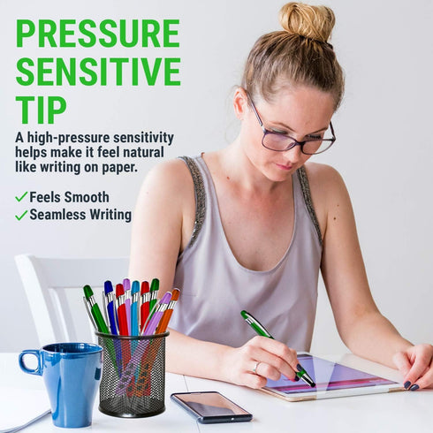 Thank You Greeting Gift Stylus Pens - 2 in 1 Multifunction Pen, 25 Pack