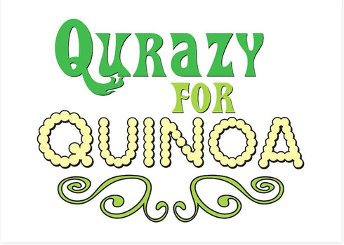 CafePress Qurazy For Quinoa 5"x7" Flat Announcement Cards (Pack of 10)
