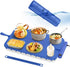 Waterproof Food Warming Mat, Color-Changing Electric Heating Tray with 6-Level Temperature Control,